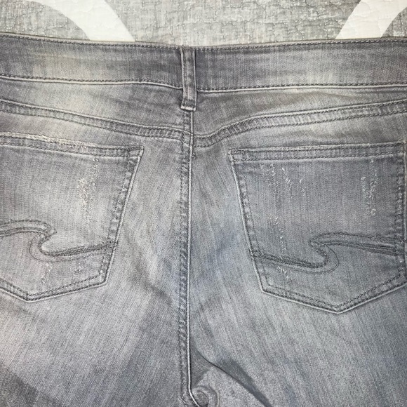 (2 for $40) Grey Silver Jeans - Picture 2 of 5